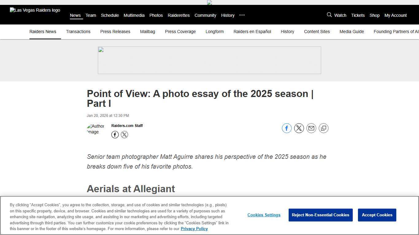 Point of View: A photo essay of the 2025 season Part I